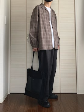 「SENSE OF PLACE by URBAN RESEARCH（センスオブプレイスバイアーバンリサーチ）のアイテム（その他）」を使った、えあろさん（メンズ・169cm）の春コーディネート