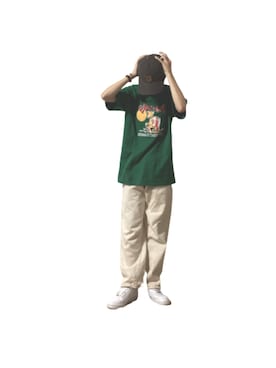 「apres jour（アプレジュール）のアイテム（パンツ）」を使った、piさん（レディース・160cm）の夏コーディネート