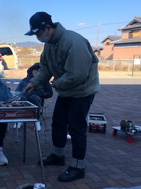 「TENDER（テンダー）のアイテム」を使った、みちーさん（メンズ・171cm）の冬コーディネート