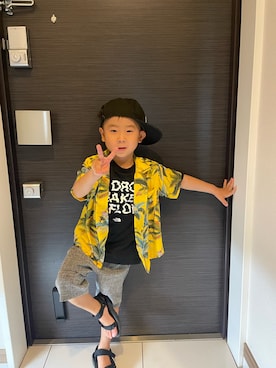 「EDWIN（エドウィン）のアイテム」を使った、shingenさん（キッズ・110cm）の夏コーディネート