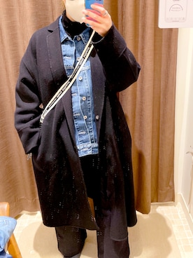 「journal standard L'essage（ジャーナルスタンダードレサージュ）のアイテム（その他アウター）」を使った、nishiさん（レディース・162cm）の冬コーディネート