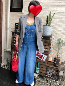 「DC（ディーシー）のアイテム」を使った、ayaさん（レディース・161cm）の秋コーディネート