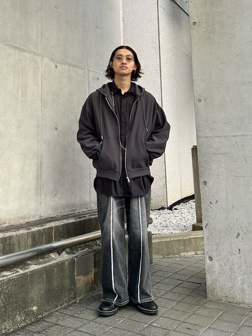 Lui's（ルイス）の「ジョーゼットFULLZIP フーディ―（パーカー）」 - WEAR