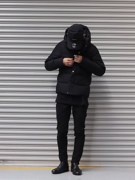 「Lui's（ルイス）のアイテム（ダウンジャケット/コート）」を使った、タケダさん（メンズ・170cm）の冬コーディネート