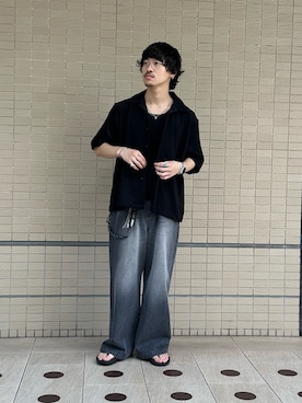 タケダさん（骨格ストレート・メンズ・170cm・20代）の夏コーディネート