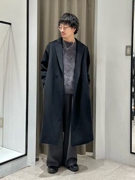 「アイテム（ローファー）」を使った、タケダさん（メンズ・170cm）の秋コーディネート