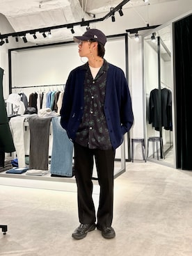 「アイテム（トップス）」を使った、タケダさん（メンズ・170cm・20代）の春コーディネート