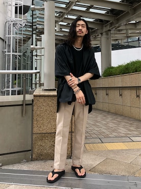 タケダさん（メンズ・170cm）の夏コーディネート