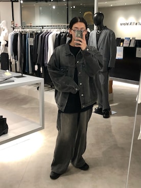 「Lui's（ルイス）のアイテム（デニムジャケット）」を使った、タケダさん（メンズ・170cm）の夏コーディネート