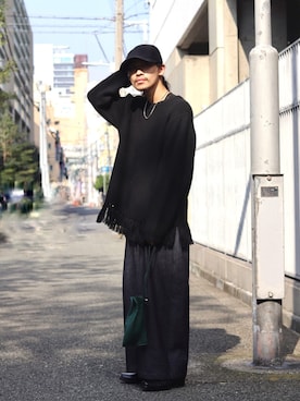 「ESSAY（エッセイ）のアイテム（帽子）」を使った、タケダさん（メンズ・170cm）の冬コーディネート
