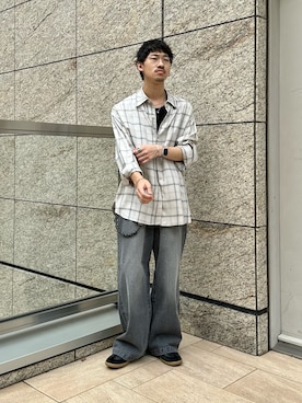 タケダさん（骨格ストレート・メンズ・170cm・20代）の夏コーディネート