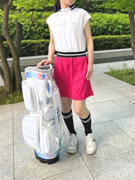 「ゴルフスタイル」｜はなこさん（レディース・160cm）の春コーディネート