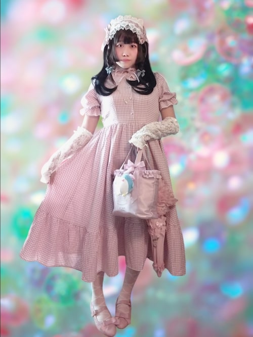ピンクハウス&青木美沙子♡リボンいっぱいベッドドレス ピンクハウス&青木美沙子♡リボンいっぱいベッドドレス ピンク