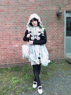 「アイテム（食器/キッチン）」を使った、✞𝔪𝖎𝖈𝖍𝖊𝖙𝖙𝖊✞さん（レディース・163cm）の秋コーディネート