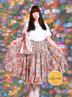 「アイテム（ソックス/靴下）」を使った、✞𝔪𝖎𝖈𝖍𝖊𝖙𝖙𝖊✞さん（レディース・163cm）の夏コーディネート
