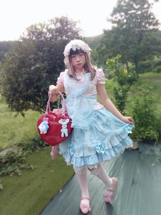 Angelic Pretty ロゴ入りエプロン Angelic Pretty ロゴ入りエプロン - エプロン・三角巾