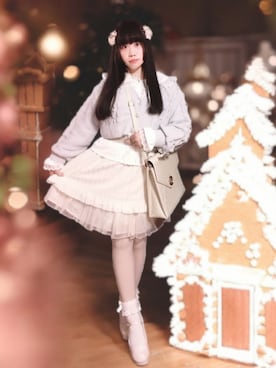 「アイテム（ヘアアクセサリー）」を使った、✞𝔪𝖎𝖈𝖍𝖊𝖙𝖙𝖊✞さん（レディース・163cm）の冬コーディネート