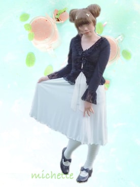 「ボーダーソックス」｜「アイテム（その他）」を使った、✞𝔪𝖎𝖈𝖍𝖊𝖙𝖙𝖊✞さん（レディース・162cm）の冬コーディネート