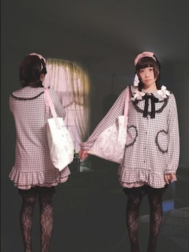 「アイテム（ルームウェア/パジャマ）」を使った、✞𝔪𝖎𝖈𝖍𝖊𝖙𝖙𝖊✞さん（レディース・163cm）の秋コーディネート