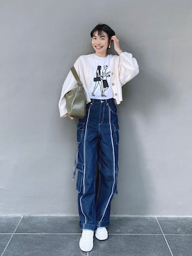 Harunaさん（レディース・173cm）の春コーディネート