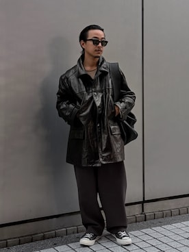 「guepard（ギュパール）のアイテム」を使った、GARDEN  takumiさん（メンズ・167cm）の秋コーディネート