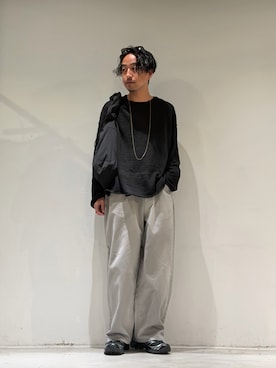 「ANCELLM（アンセルム）のアイテム」を使った、GARDEN  takumiさん（メンズ・167cm）の春コーディネート