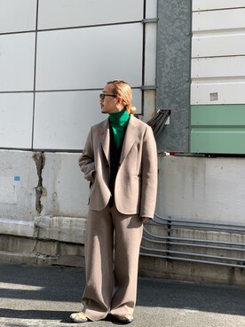 「SUNSEA（サンシー）のアイテム（ジャケット/アウター）」を使った、GARDEN  takumiさん（メンズ・167cm）の冬コーディネート