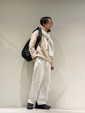 「アイテム（スウェットパンツ）」を使った、GARDEN  takumiさん（メンズ・167cm）の秋コーディネート