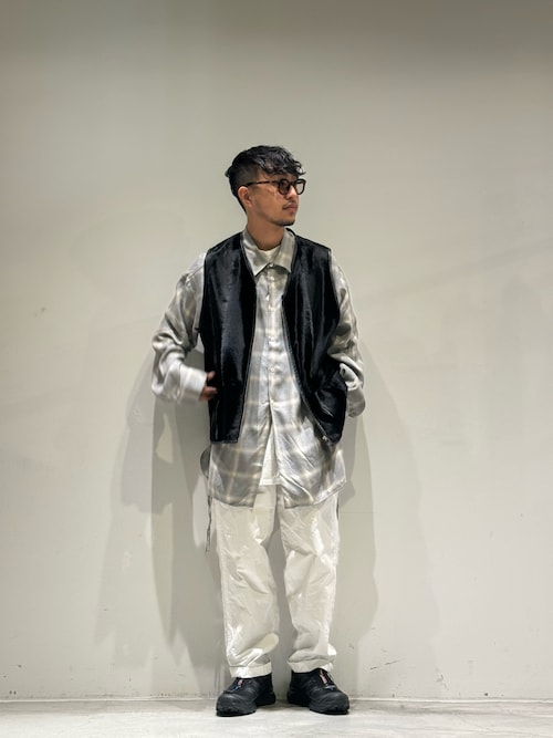 Toironier/トワロニエ/CHECK LOOSE SHIRT