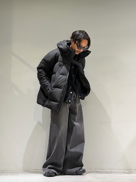 「Toironier（トワロニエ）のアイテム」を使った、GARDEN  takumiさん（メンズ・167cm）の冬コーディネート