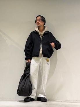 「アイテム（スウェットパンツ）」を使った、GARDEN  takumiさん（メンズ・167cm）の秋コーディネート