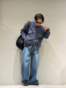 「Toironier（トワロニエ）のアイテム」を使った、GARDEN  takumiさん（メンズ・167cm）の冬コーディネート