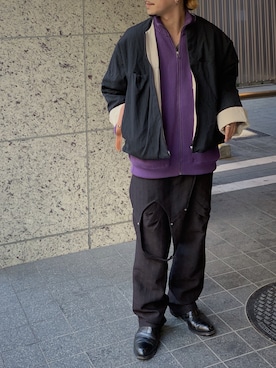 「KIKO KOSTADINOV（キコ コスタディノフ）のアイテム（パンツ）」を使った、GARDEN  takumiさん（メンズ・167cm）の秋コーディネート