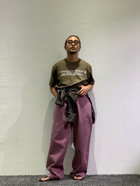 「AFFIX（表示禁止）（アフィックス）のアイテム」を使った、GARDEN  takumiさん（メンズ・167cm）の秋コーディネート