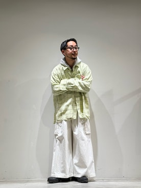 「アイテム（カーゴパンツ）」を使った、GARDEN  takumiさん（メンズ・167cm・20代）の春コーディネート