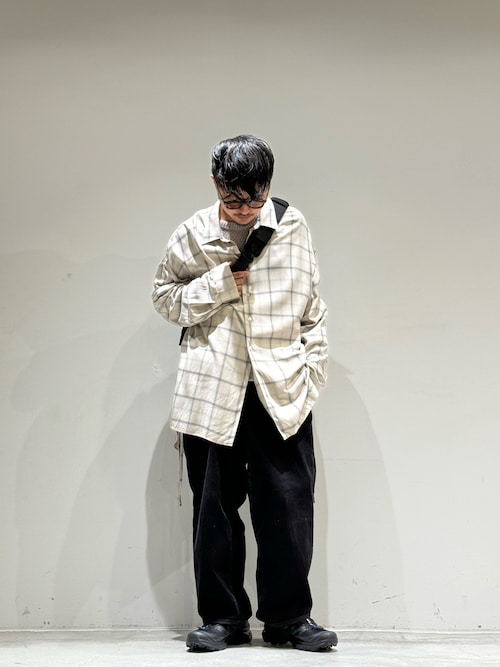 Toironier/トワロニエ/CHECK LOOSE SHIRT
