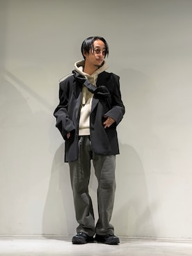 「アイテム（テーラードジャケット）」を使った、GARDEN  takumiさん（メンズ・167cm）の秋コーディネート