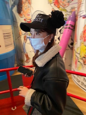 LISAさん（レディース・161cm）の冬コーディネート