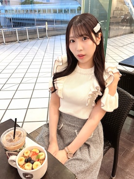 「量産型」｜あゆかさん（レディース・162cm）の夏コーディネート