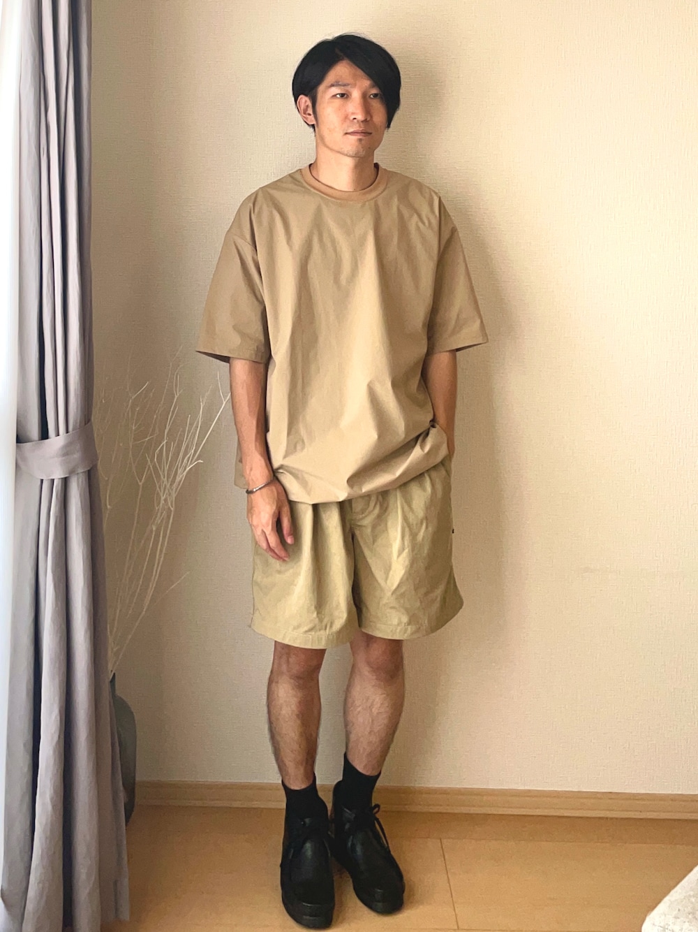 パンツ TECH EASY 2P SHORTS TWILL #D-NAVY 12141153_61b80734f3b2d.jpg