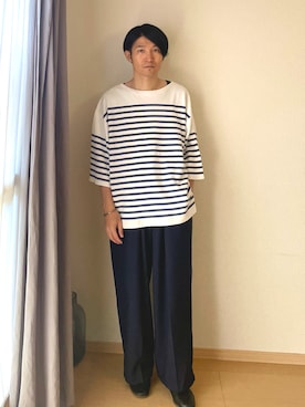 「saby（サバイ）のアイテム」を使った、ぴ-Sanさん（メンズ・167cm）の夏コーディネート