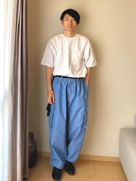 「MR.OLIVE（ミスターオリーブ）のアイテム」を使った、ぴ-Sanさん（メンズ・167cm）の夏コーディネート