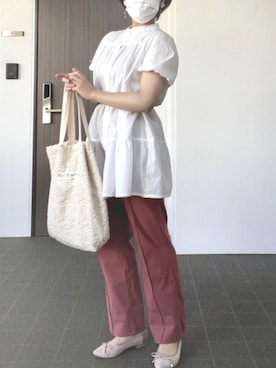 「mel（メル）のアイテム」を使った、なぎささん（レディース・157cm）の夏コーディネート