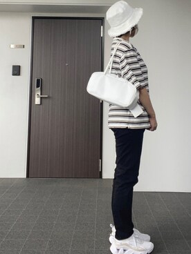 「RETRO GIRL（レトロガール）のアイテム（帽子）」を使った、なぎささん（レディース・157cm）の秋コーディネート