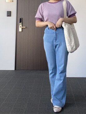 「mel（メル）のアイテム」を使った、なぎささん（レディース・157cm）の秋コーディネート