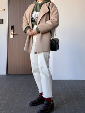 「mel（メル）のアイテム」を使った、なぎささん（レディース・157cm）の冬コーディネート