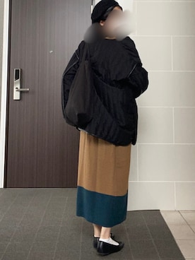 「RETRO GIRL（レトロガール）のアイテム（ハンチング/ベレー帽）」を使った、なぎささん（レディース・157cm）の春コーディネート