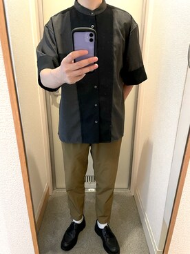 「KLEMAN（クレマン）の＜KLEMAN＞ PADRE/シューズ（モカシン/デッキシューズ）」を使った、tAKEHIrOさん（メンズ・172cm）の夏コーディネート