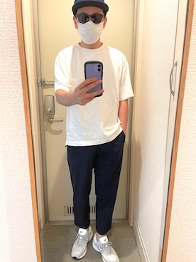 「Eyevol（アイヴォル）のアイテム」を使った、tAKEHIrOさん（メンズ・172cm）の夏コーディネート