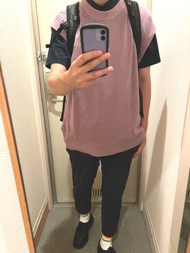 「KLEMAN（クレマン）の＜KLEMAN＞ PADRE/シューズ（モカシン/デッキシューズ）」を使った、tAKEHIrOさん（メンズ・172cm）の夏コーディネート